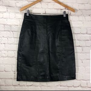 Leather Skirt by Barnes & Baker